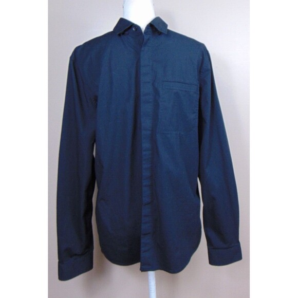 Lululemon Recommission LS Shirt Buttondown Four-Way Stretch Sz Medium Black - Picture 1 of 11